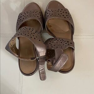 Chic Metallic Sandals